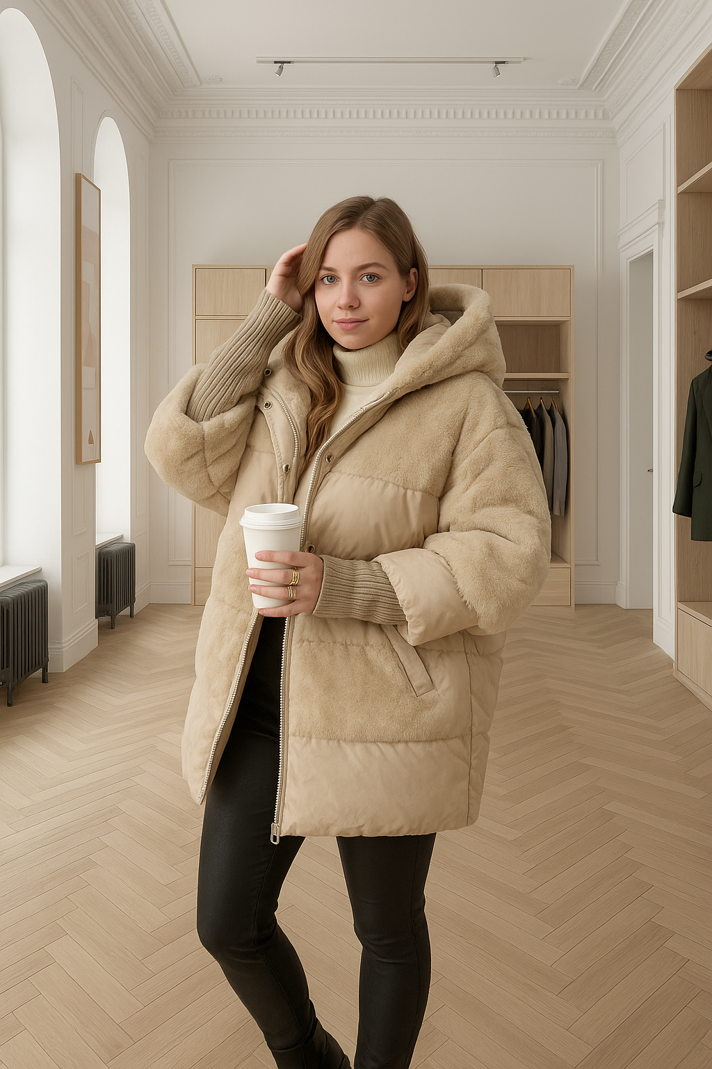 SIENNA - Ultralet vatteret frakke