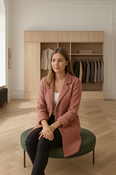 ELVA – Blød jakke med knapper