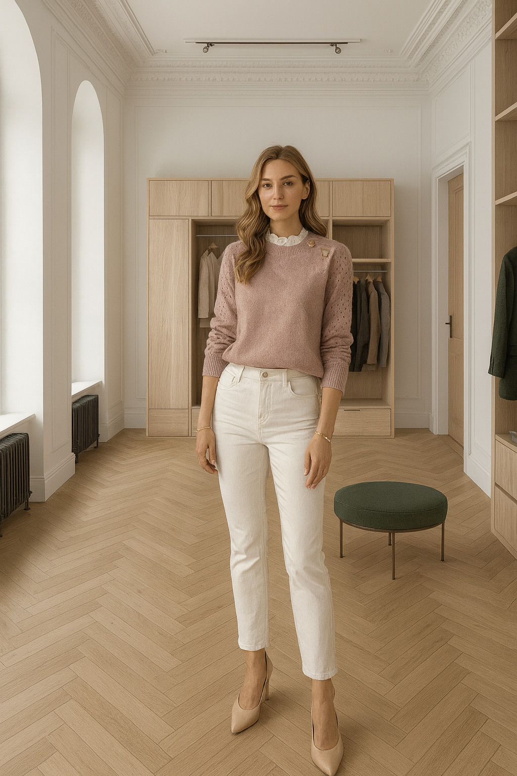 ALTA - Spets Rundhalset Trøje