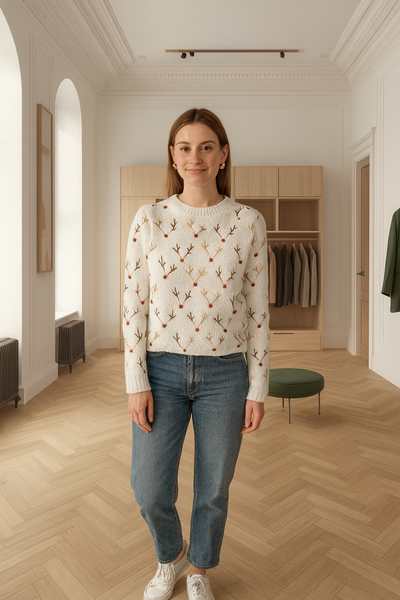 LINÉA -  Hyggelig juletrøje til festlige dage