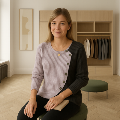 CALM - Blød strikpullover til hverdag