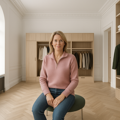 IDA - Blød halfzip pullover