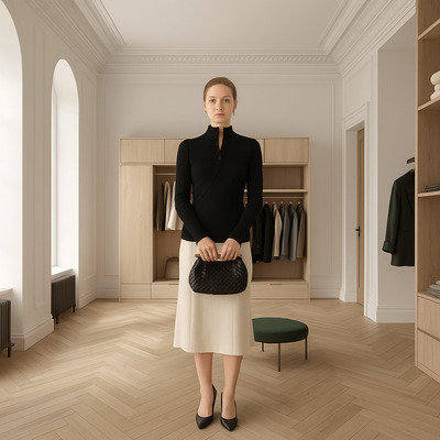 SKYE - Striktrøje i bomuld